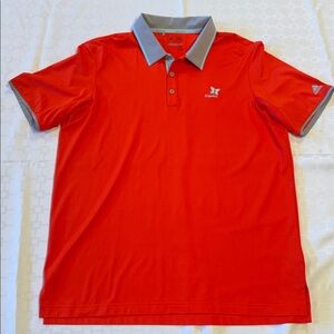Adidas Climacool Kapalua Golf Polo Shirt Salmon Red